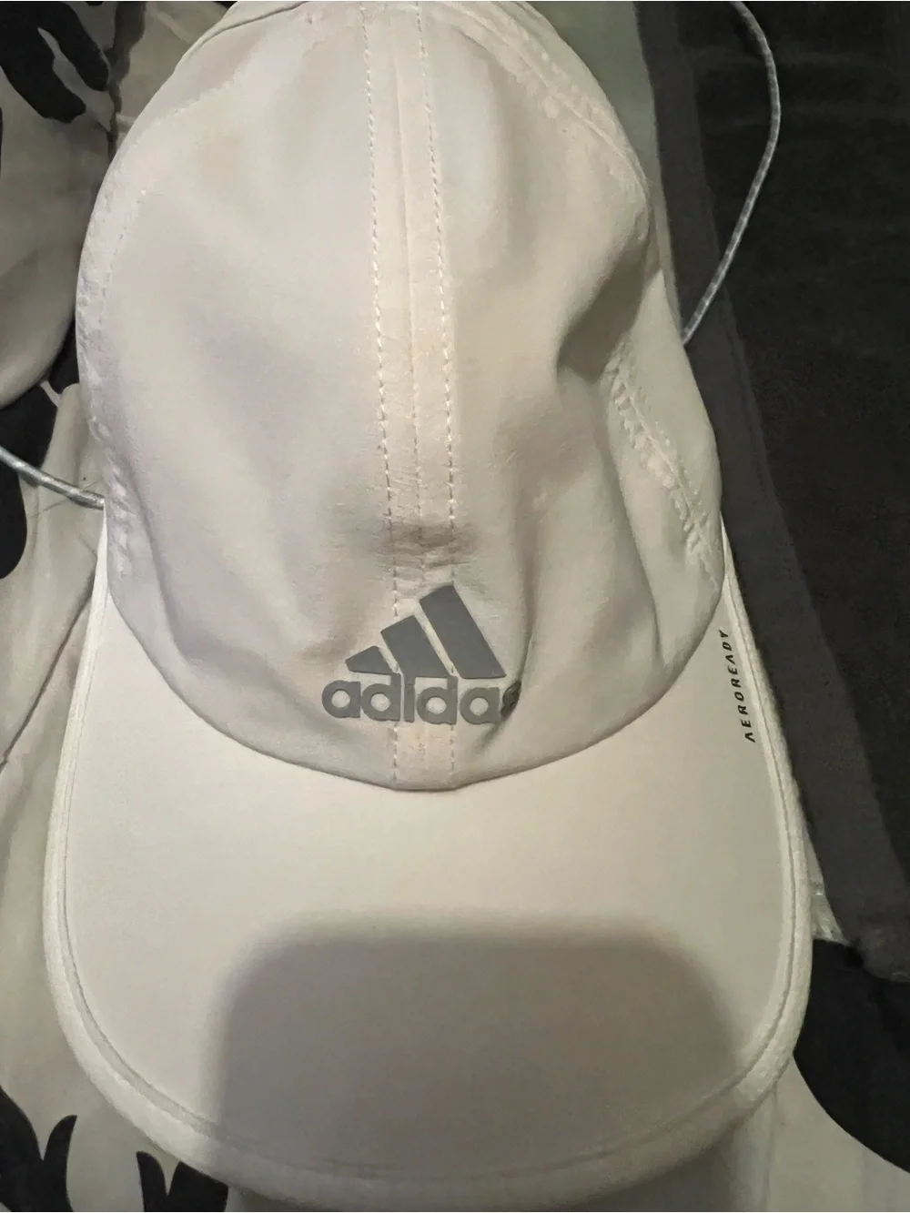 adidas  White AEROREADY Baseball-Style Performance Hat